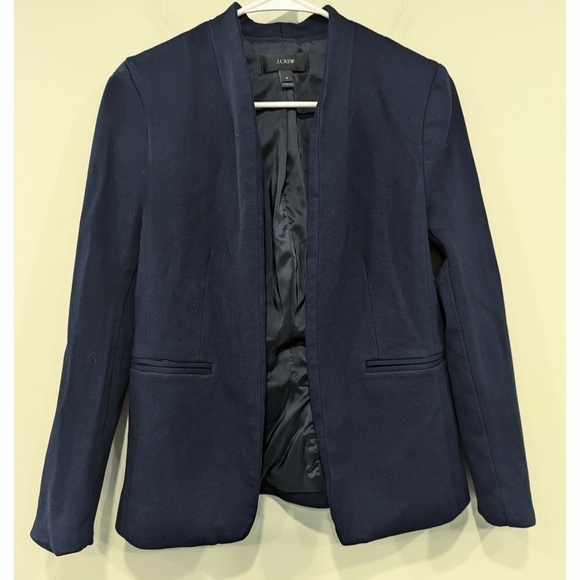 J. Crew Jackets & Blazers - J. Crew Going Out Blazer in Stretch Twill Navy Size 4